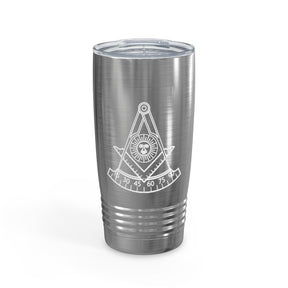 Past Master Blue Lodge California Regulation Ringneck Tumbler - Various Colors 20oz - Bricks Masons