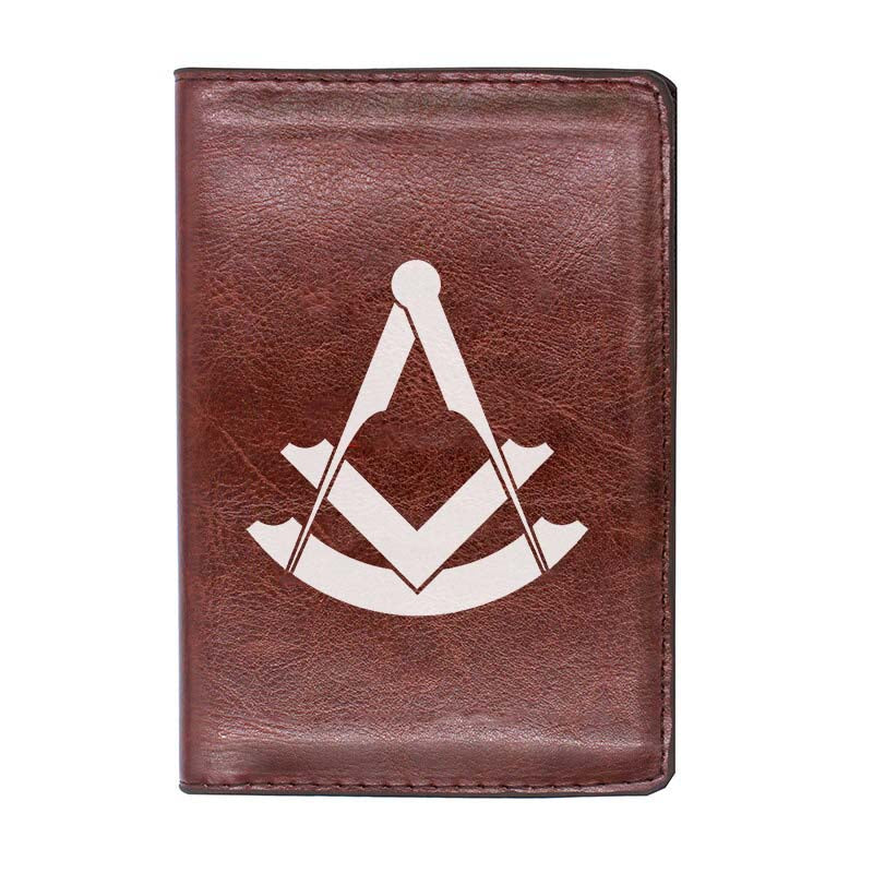 Past Master Blue Lodge Wallet - Black & Brown - Bricks Masons