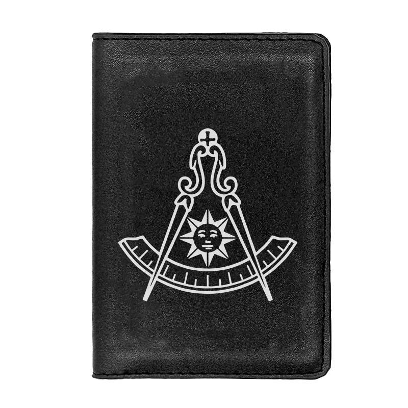 Past Master Blue Lodge California Regulation Wallet - Black & Brown - Bricks Masons