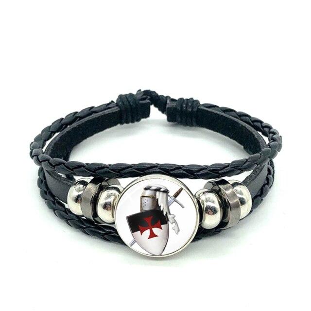 Knights Templar Commandery Bracelet - (12 designs) - Bricks Masons