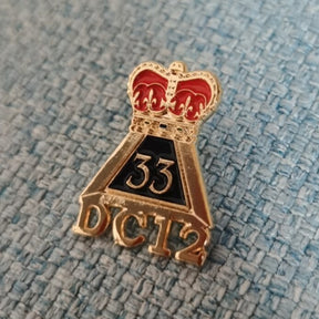 33rd Degree Scottish Rite Lapel Pin - Crown - Bricks Masons