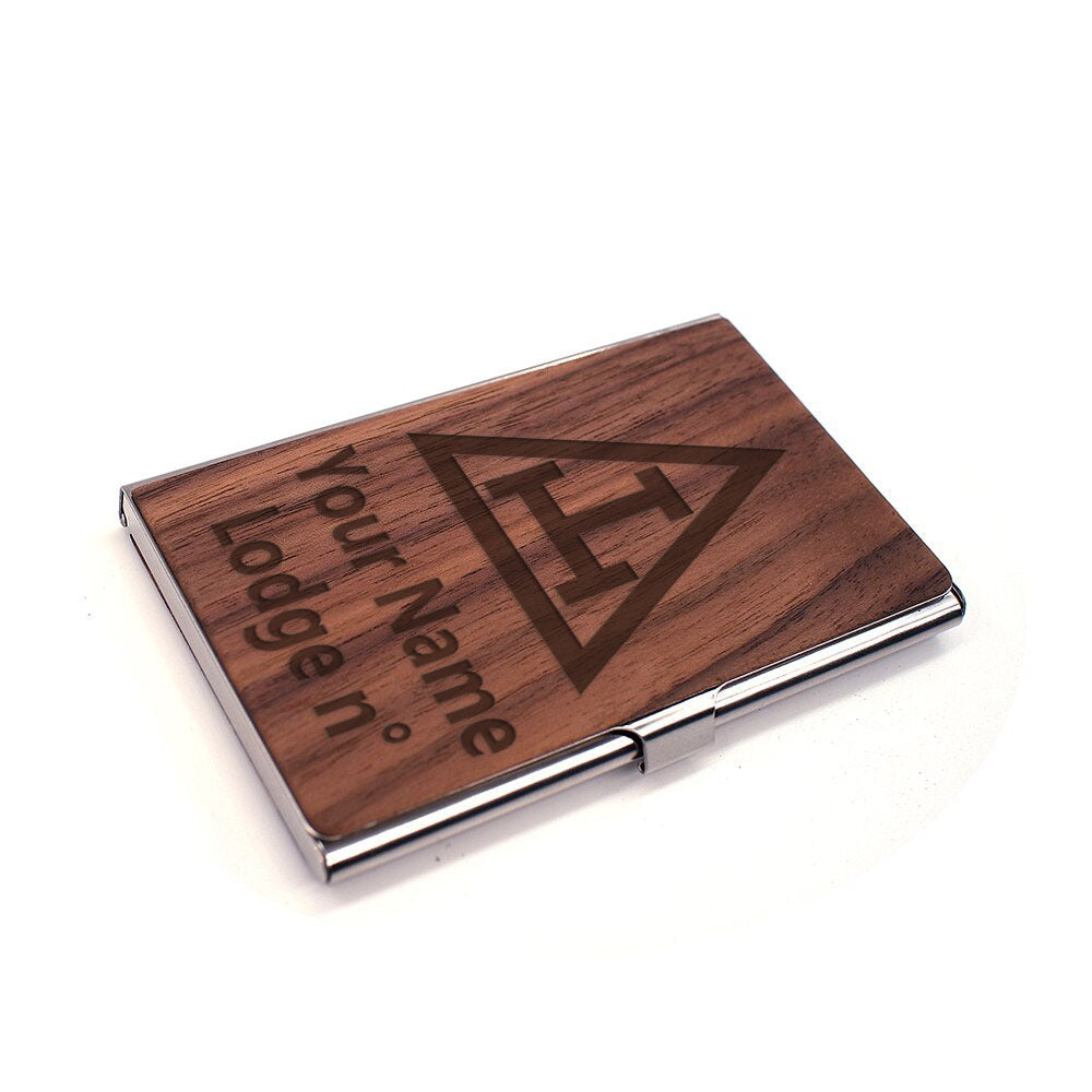 Royal Arch Chapter Business Card Holder - (RFID Protection) - Bricks Masons
