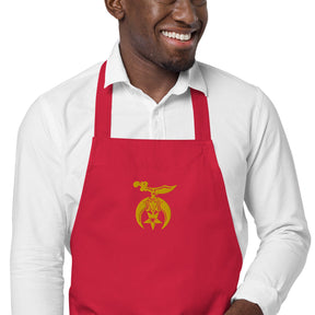 Shriners Kitchen Apron - Various Organic Cotton Colors - Bricks Masons