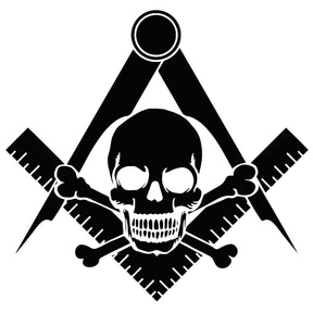 Widows Sons Ring - Black Silver Edges - Bricks Masons