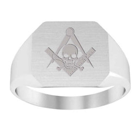 Widows Sons Ring - Sterling Silver - Bricks Masons